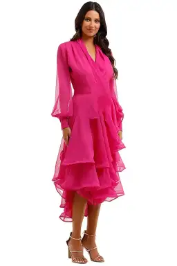 Elliatt Cuba Midi Dress in Orchid Size 8 for rent on The Volte - image 2