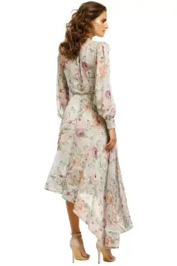 Elliatt Karishma Midi Dress in Multi Floral Size 12 for rent on The Volte - image 3