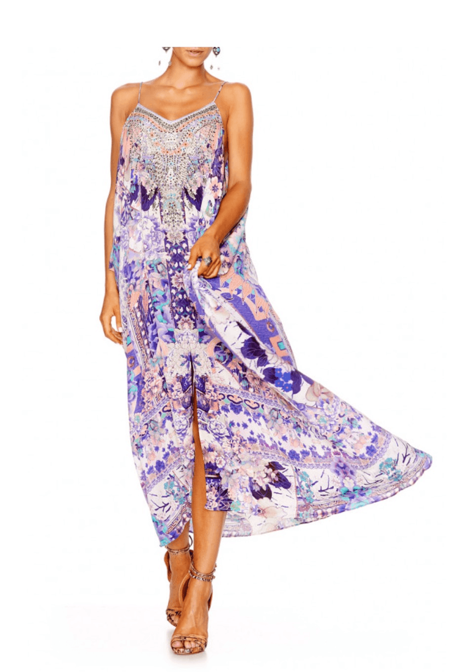 Camilla Still Life Shoestring Kaftan One Size for rent on The Volte - main image