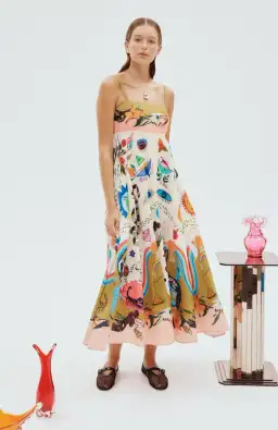 Alemais Evergreen Sundress Multi Size 10 for rent on The Volte - image 1