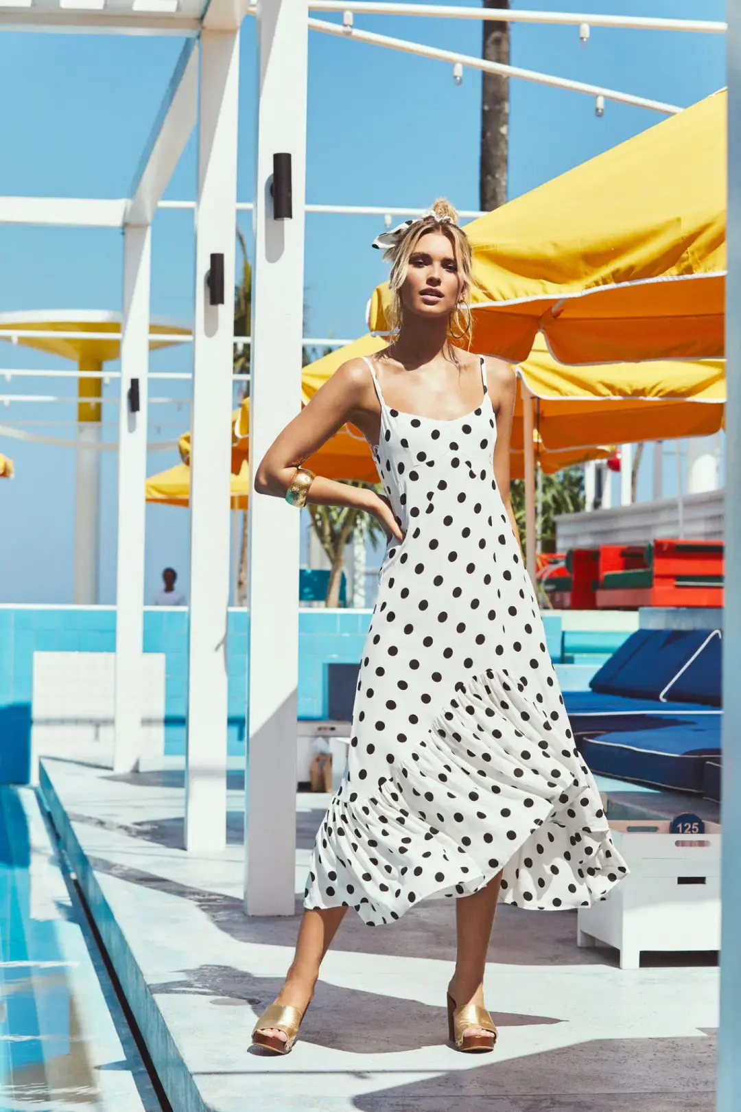 Mister Zimi Winnie Polka Dot Dress Print Size 6 for rent on The Volte - main image