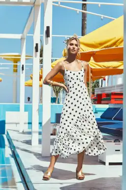 Mister Zimi Winnie Polka Dot Dress Print Size 6 for rent on The Volte - image 1