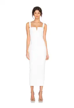 Misha Violet Dress White Size 6