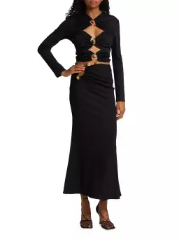 Christopher Esber Cut Out Detail Top Black Size 14 for rent on The Volte - image 1