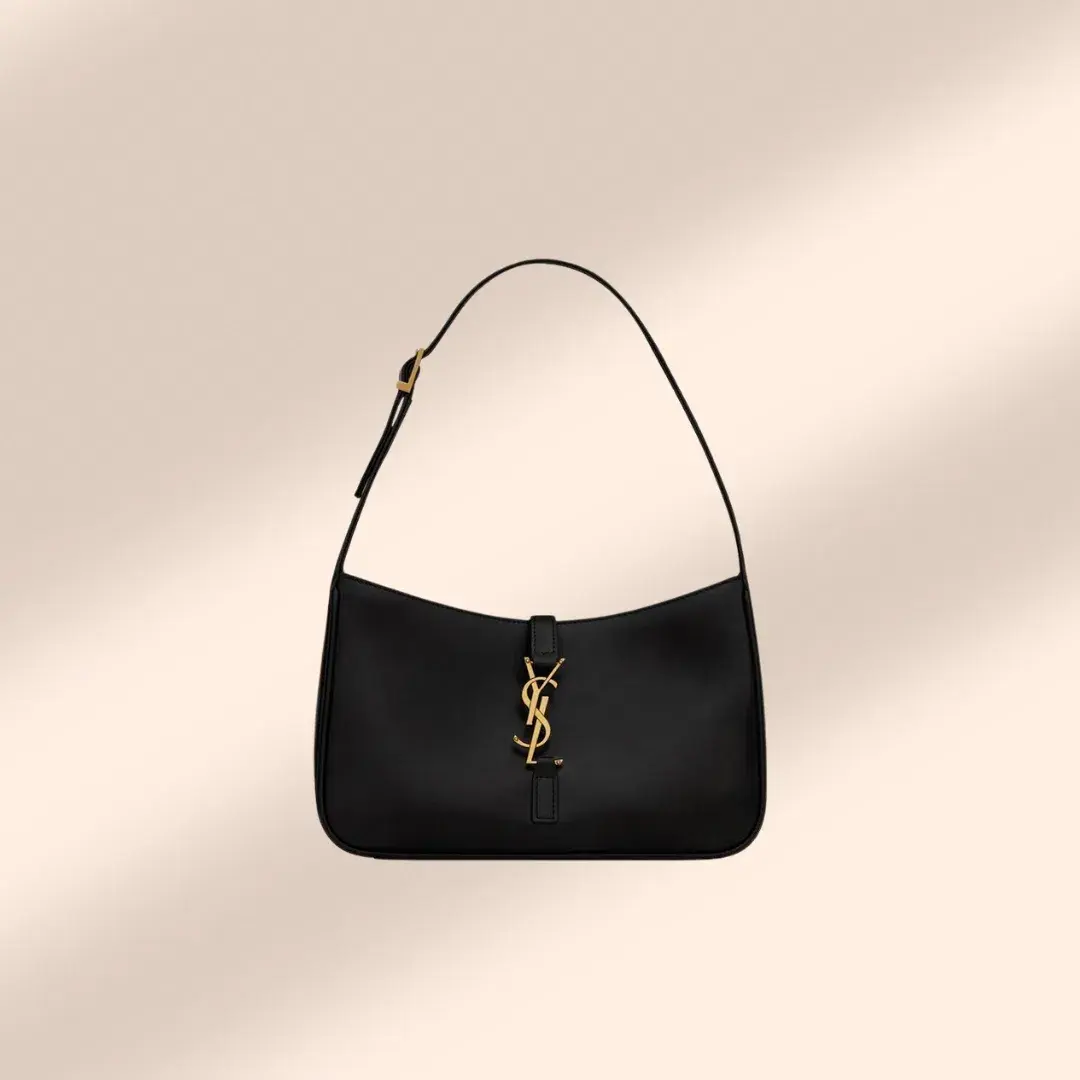 YSL Le 5 À 7 In Smooth Black Leather for rent on The Volte - main image