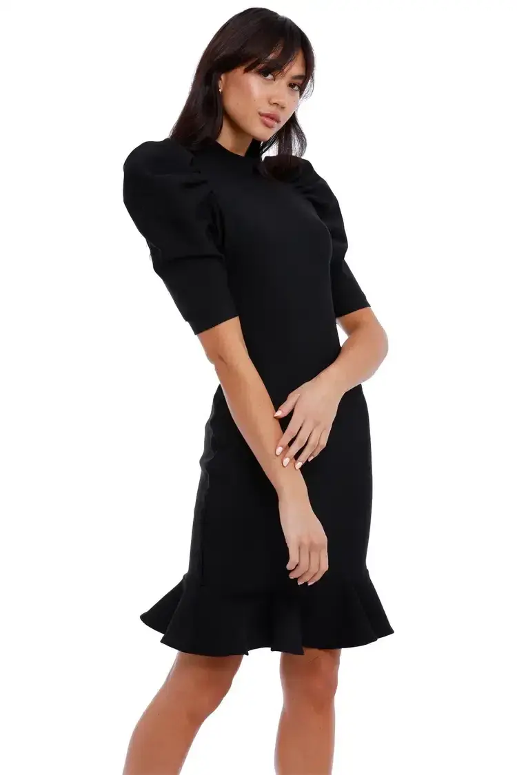 Elliatt Leona Dress in Black Size 10 for rent on The Volte - main image
