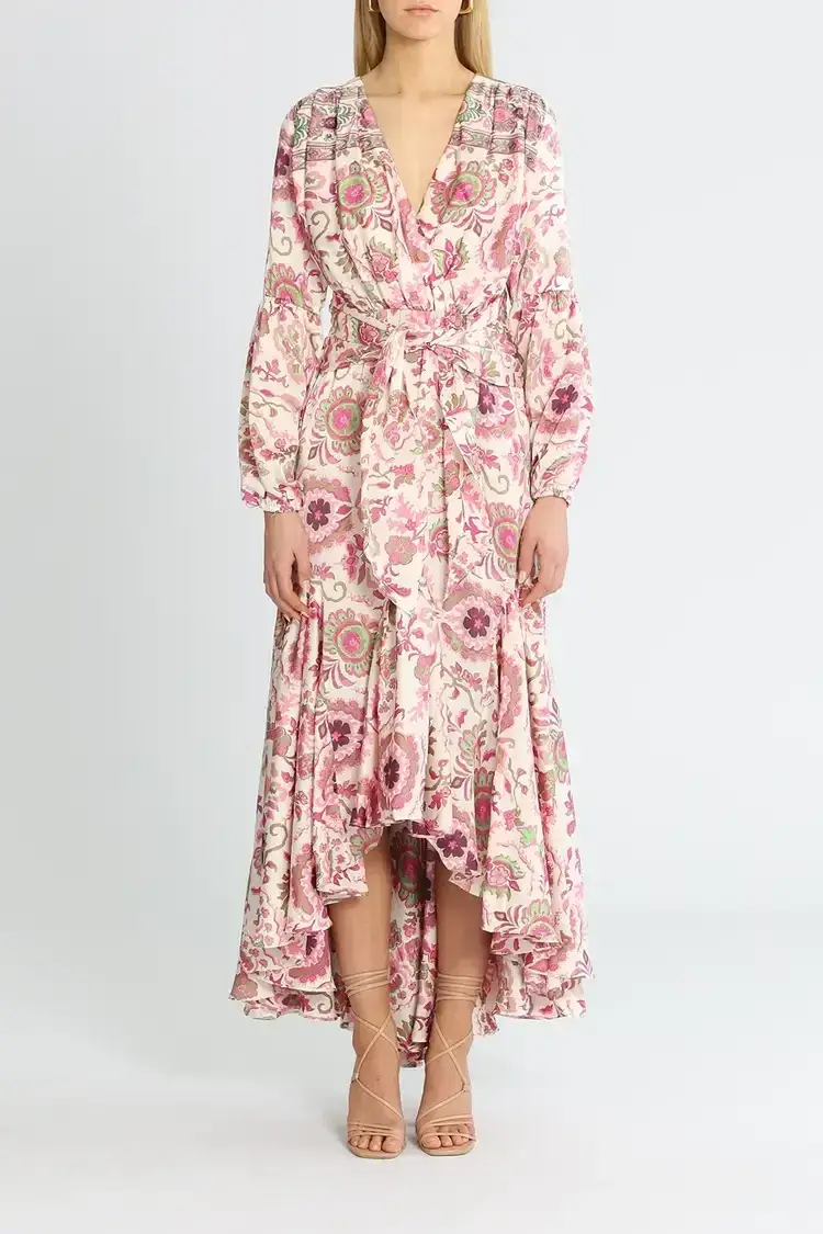 Elliatt Lucy Dress in Pink Size 8 for rent on The Volte - main image