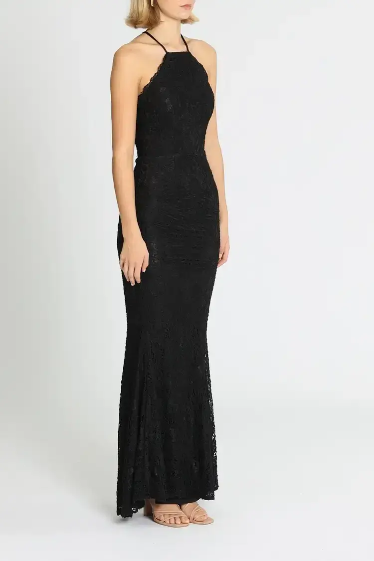 Elle Zeitoune Lori Black Gown Size 14 for rent on The Volte - main image