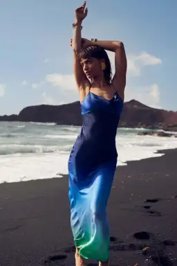 Rat & Boa Beliza Dress Ombre Print Size XS/Au 6 for rent on The Volte - image 1