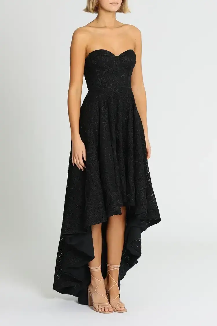 Elle Zeitoune Gianna Black Size 8 for rent on The Volte - main image