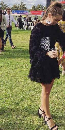 Talulah Eleanor Fringe Mini Dress for rent on The Volte - image 3