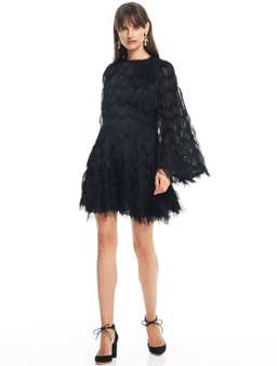 Talulah Eleanor Fringe Mini Dress for rent on The Volte - image 4