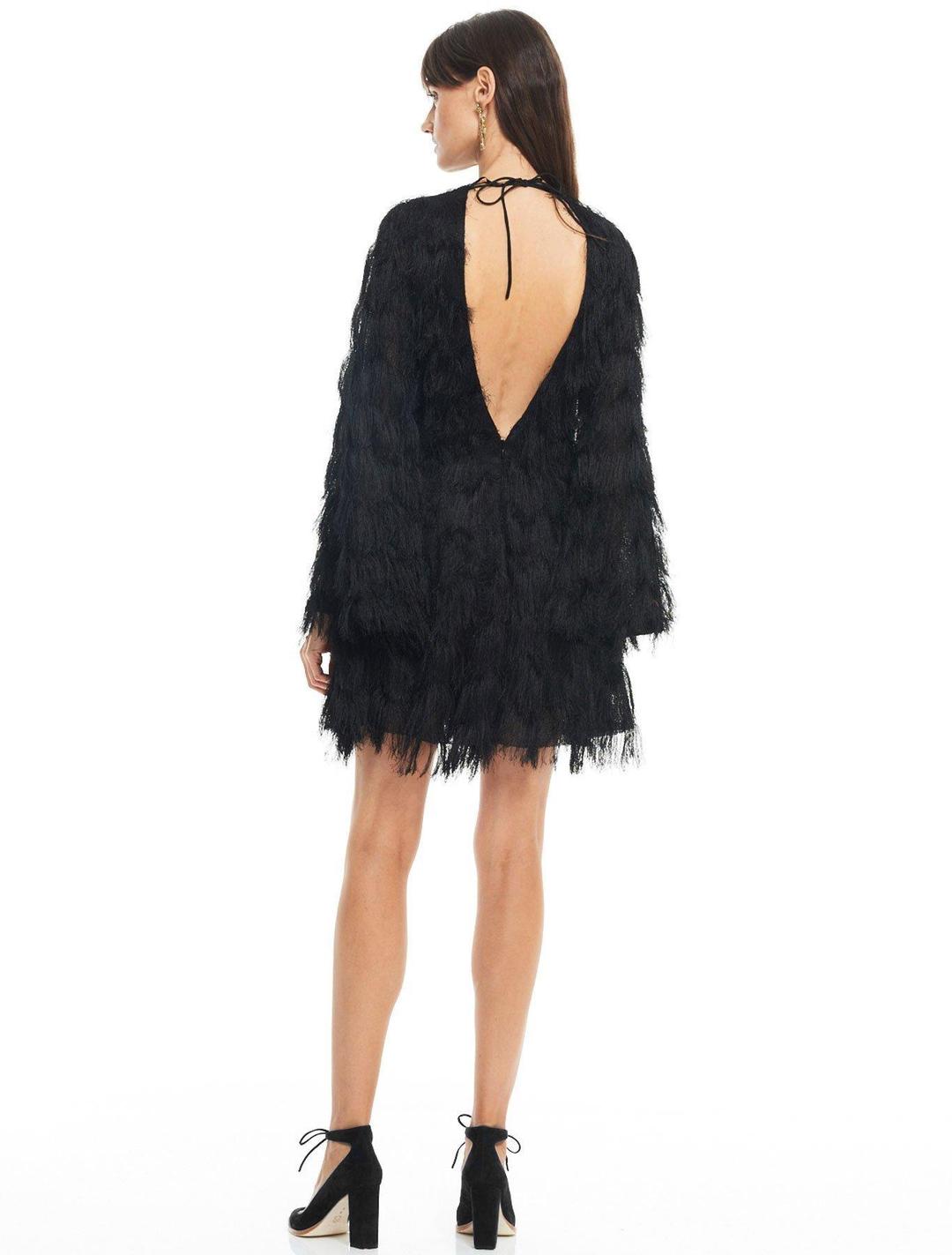 Talulah Eleanor Fringe Mini Dress for rent on The Volte - main image