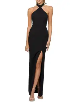B by Bariano Cosmopolitan High Neck Maxi Dress Black Size 6 for rent on The Volte - image 1