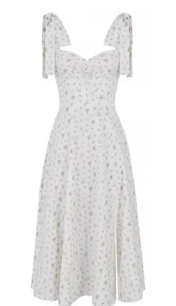 House of CB Alicia Midi Sundress White Floral Size S / AU 8 for rent on The Volte - image 5