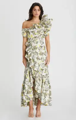 Aqua Blu Giselle Dress Clementine Print Size 10 for rent on The Volte - image 1