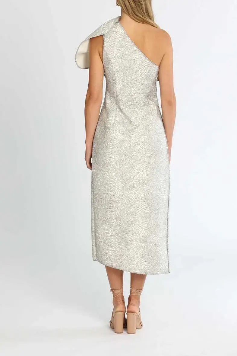 Acler Crawford Dress Print Size 10 for rent on The Volte - main image