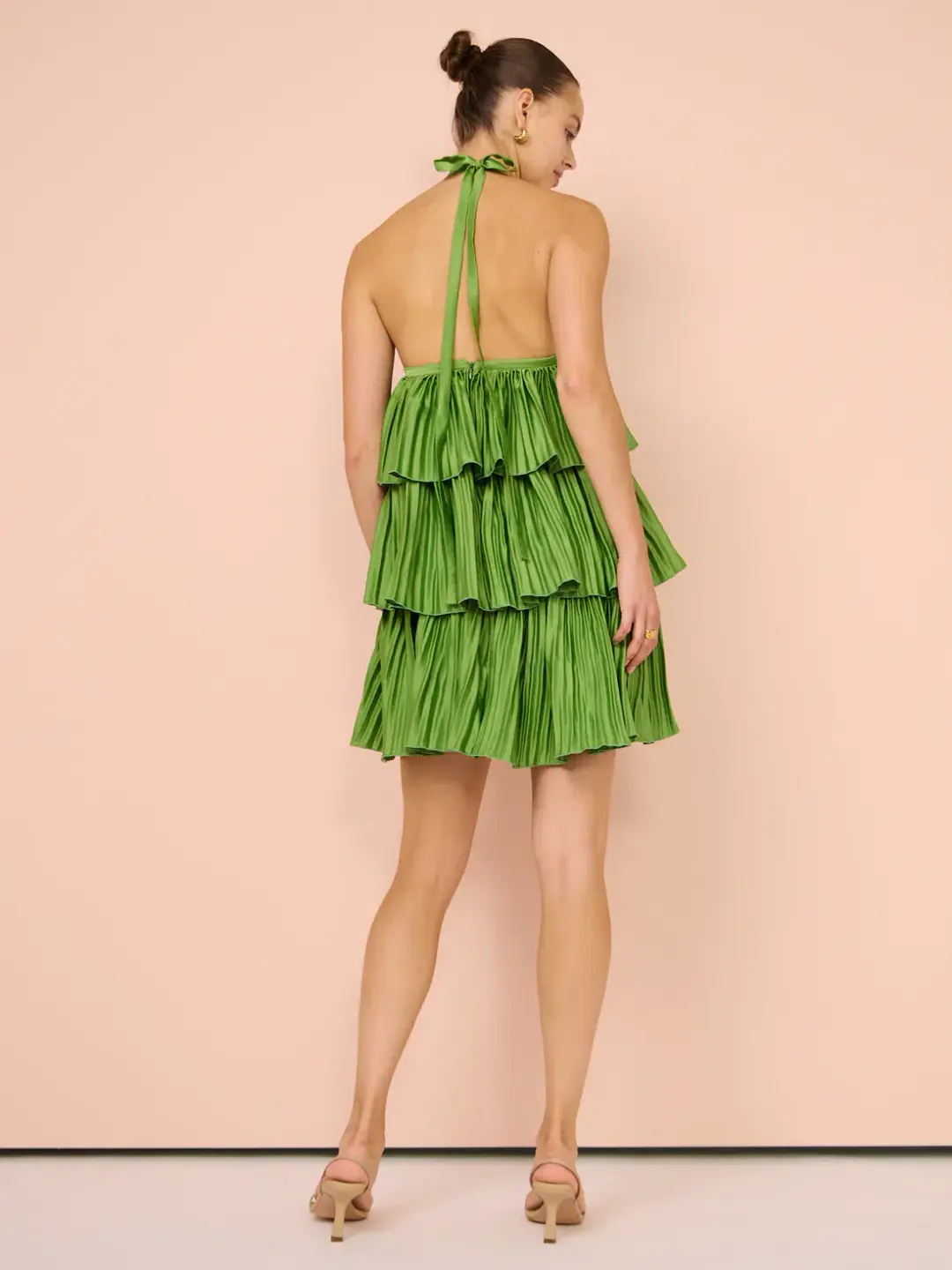 L'Idee Danse Mini Dress In Fern Size 10 for rent on The Volte - main image