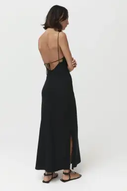 St. Agni Paris Maxi Dress Black Size S/Au 8 for rent on The Volte - image 2