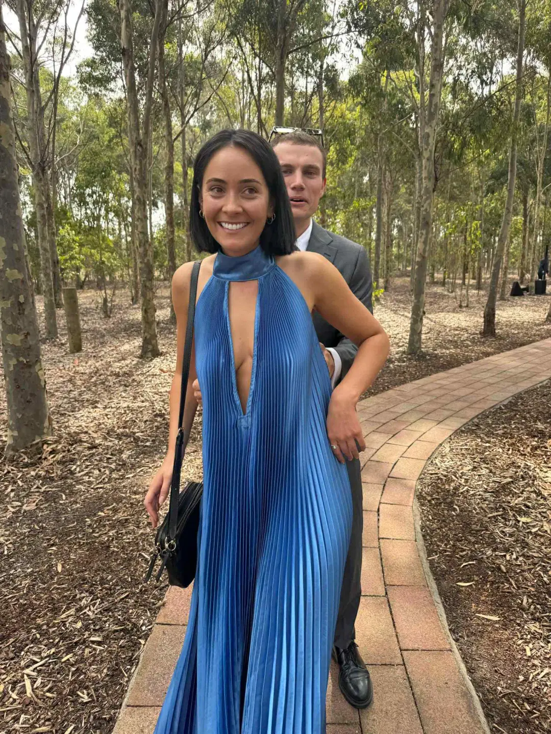 L'idée Opera Gown in Mediterranean Blue Size 8 for rent on The Volte - main image