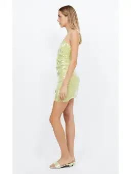 Bec & Bridge Venus Sequin Mini Dress Citrus Size AU 6 for rent on The Volte - image 3