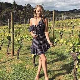 Zimmermann Rife Flounce Dress Navy Dress 6