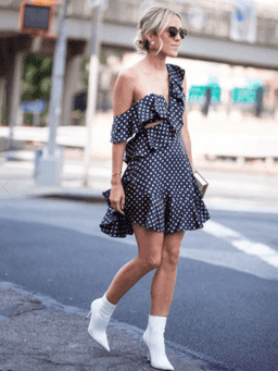 Zimmermann Rife Flounce Dress Navy Dress 6