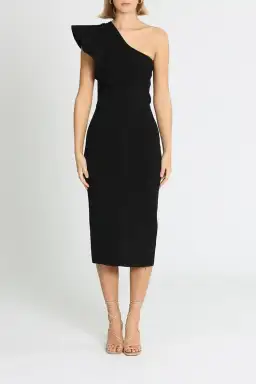 Ginger and Smart Anchor One Shoulder Dress in Black Size 8 for rent on The Volte - image 2