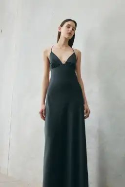 Manning Cartell Liquid Asset Slip Dress Black Size 10 for rent on The Volte - image 4