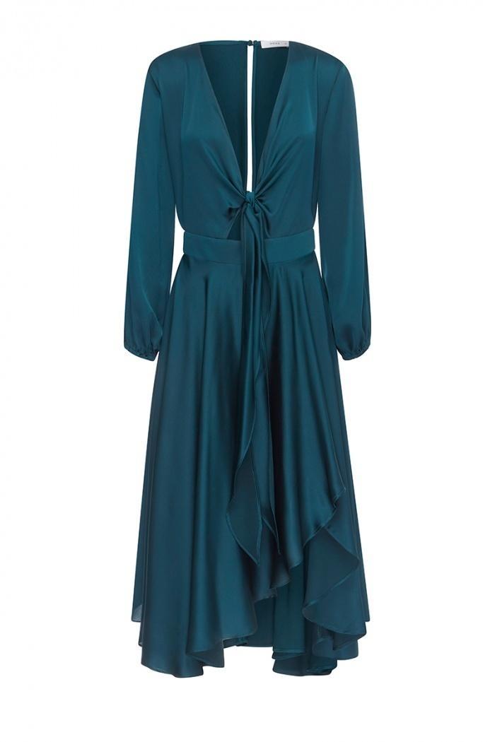 Sheike Fanciful Dress Peacock size 8 for rent on The Volte - main image