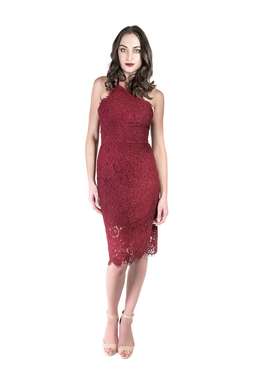 Lover Oasis Halter Dress Red Size 8 for rent on The Volte - image 1