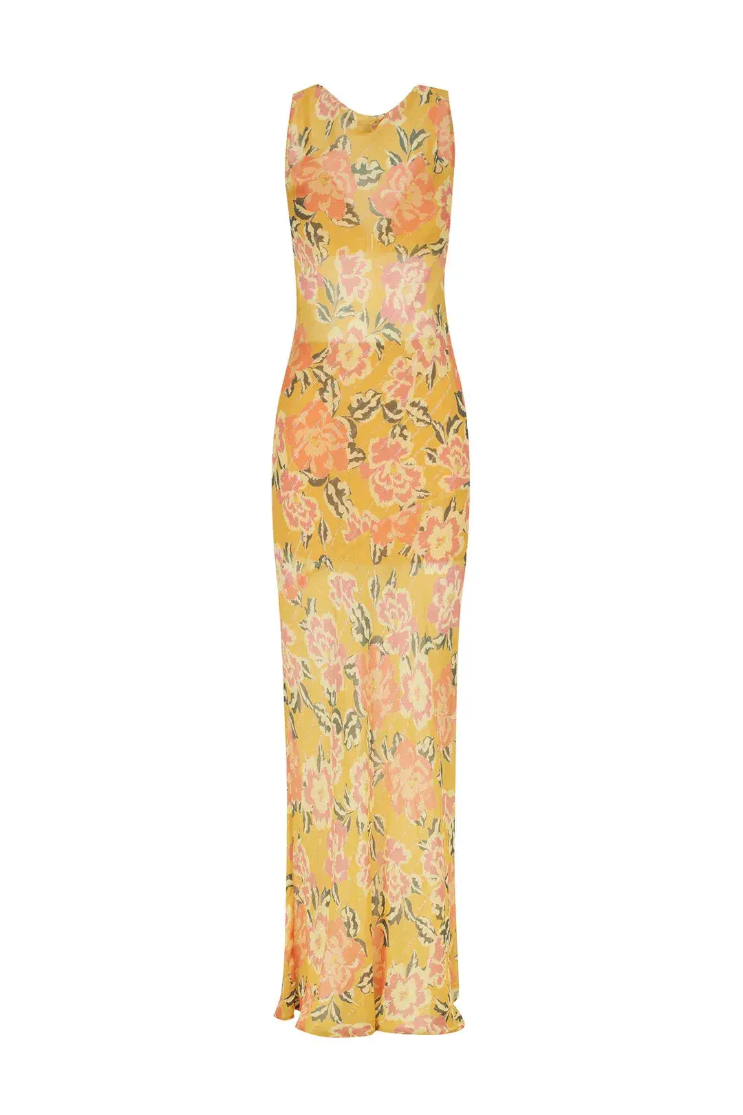 Hansen & Gretel Emmery Maxi Dress Honey Floral Size L / AU 12 for rent on The Volte - main image