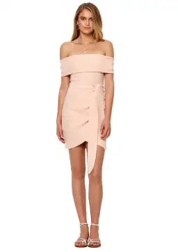 Bec & Bridge Marvellous Mini Dress Peach Size 10 for rent on The Volte - image 1