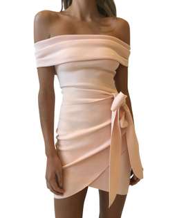 Bec & Bridge Marvellous Mini Dress Peach Size 10 for rent on The Volte - image 5