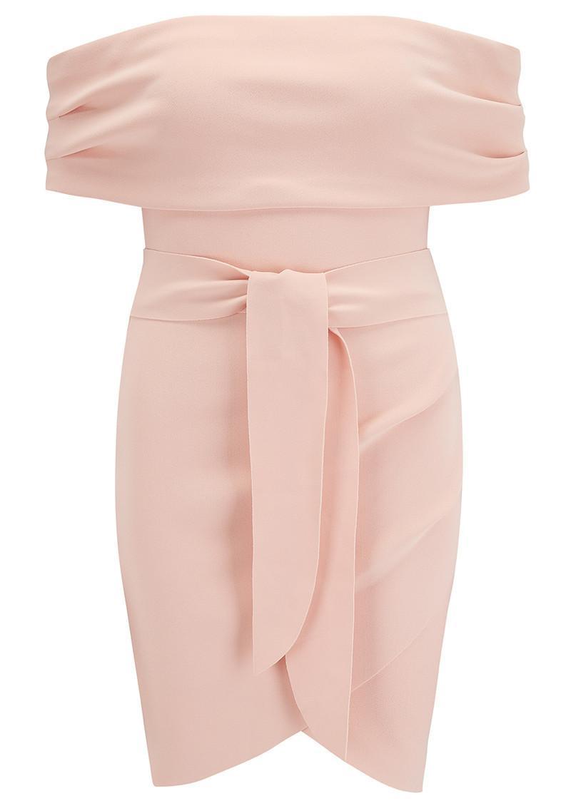 Bec & Bridge Marvellous Mini Dress Peach Size 10 for rent on The Volte - main image