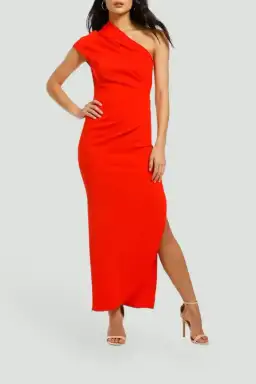 Ginger & Smart Curator Gown in Kinetic Red Size 8 for rent on The Volte - image 1