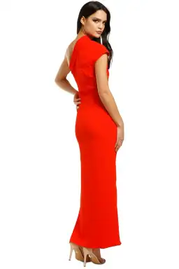 Ginger & Smart Curator Gown in Kinetic Red Size 8 for rent on The Volte - image 3