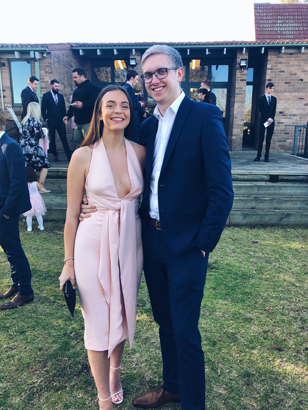 Misha Sian Dress Pink Size 10 for rent on The Volte - main image