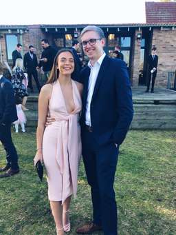 Misha Sian Dress Pink Size 10 for rent on The Volte - image 2