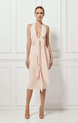 Misha Sian Dress Pink Size 10 for rent on The Volte - image 1