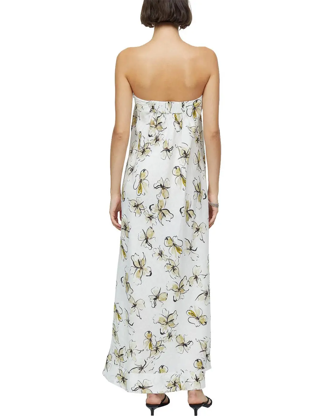Bec & Bridge Giselle Strapless Maxi Dress Floral Size 10 for rent on The Volte - main image