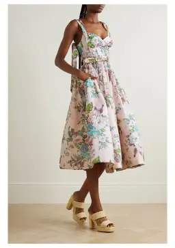 Zimmermann Matchmaker Midi Dress Floral Size 1 / AU 10 for rent on The Volte - image 1