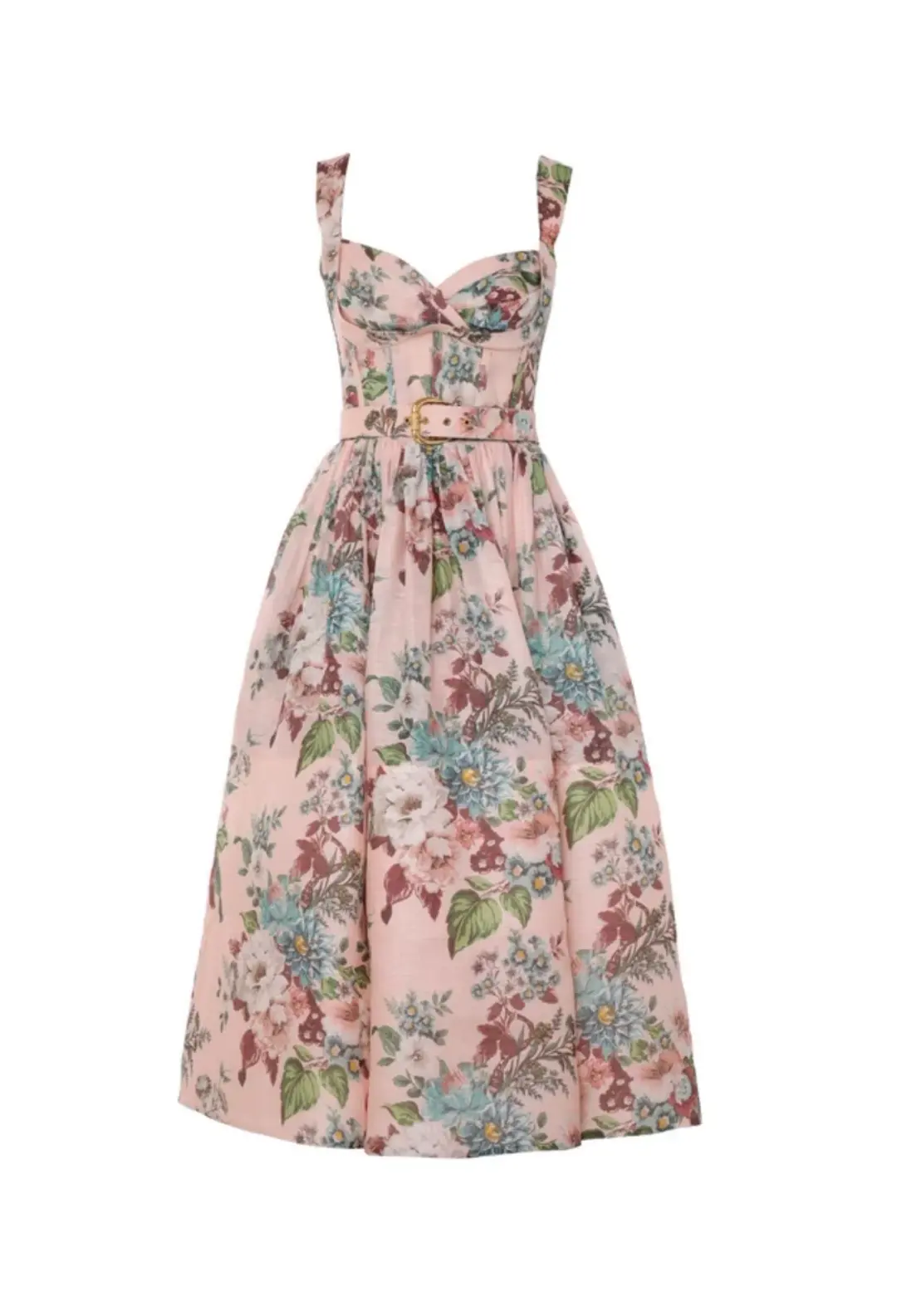 Zimmermann Matchmaker Midi Dress Floral Size 1 / AU 10 for rent on The Volte - main image