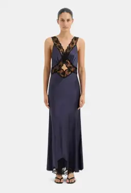 Sir the Label Aries Cut Out Gown Navy Size 3 / AU 12 for rent on The Volte - image 2