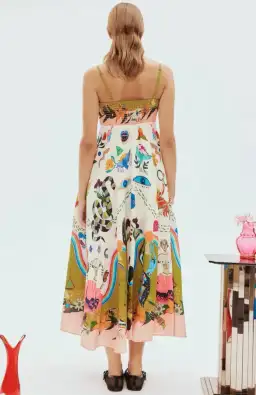 Alemais Evergreen Sundress Print Size 16 for rent on The Volte - image 3