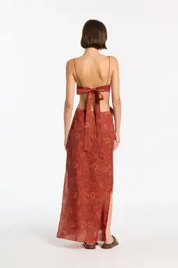 Sir The Label Allegra Frill Maxi Dress Idalia Floral Print Size 1 / AU 8 for rent on The Volte - image 2