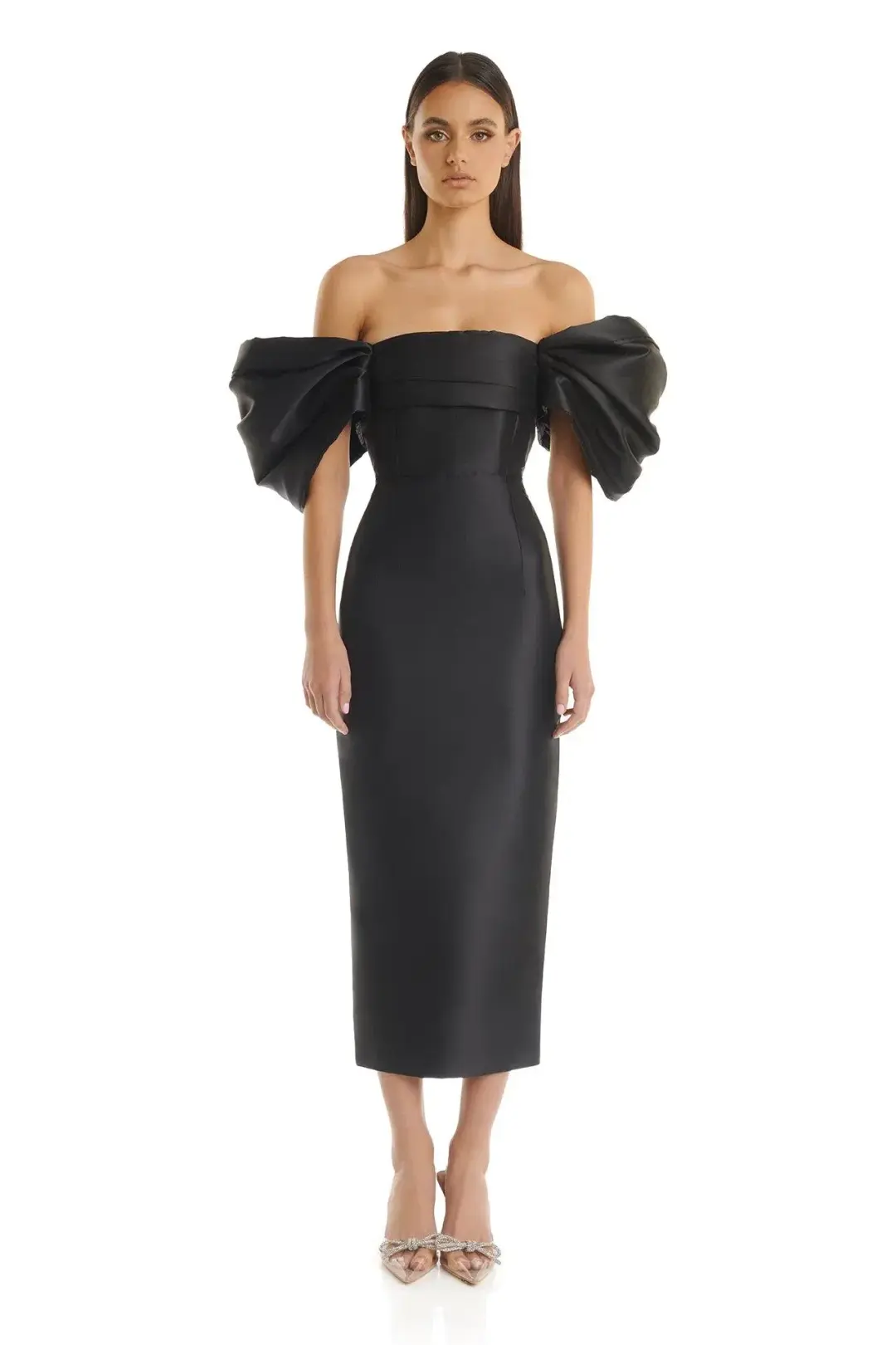 Eliya The Label Renee Dress Black Size M / AU 10 for rent on The Volte - main image