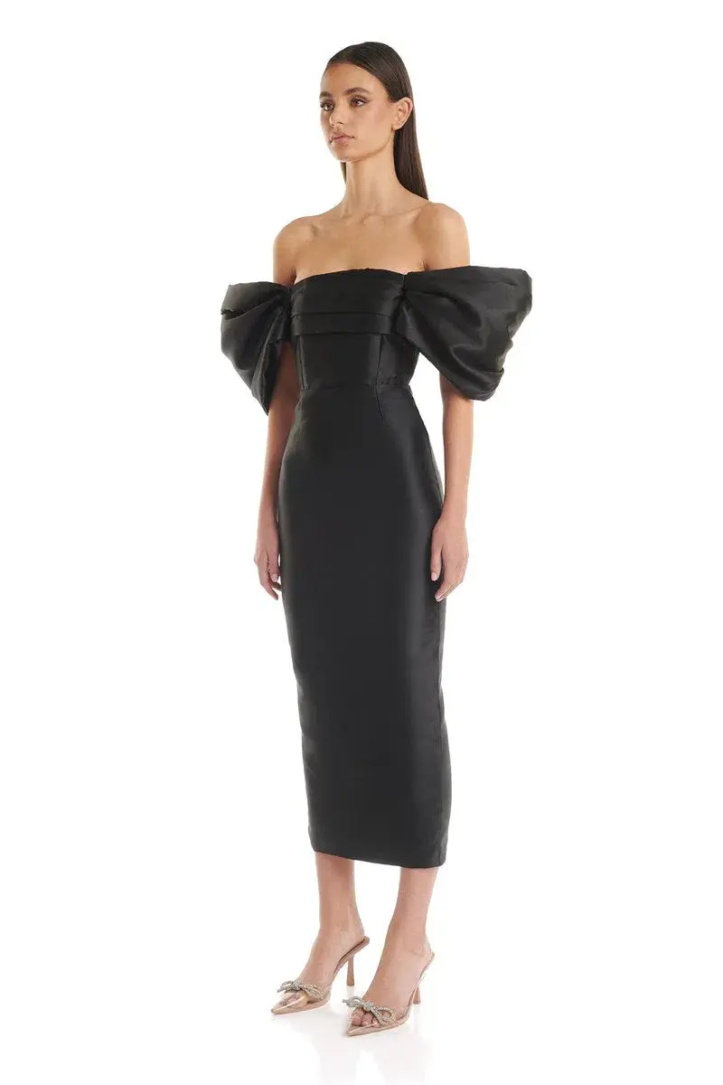 Eliya The Label Renee Dress Black Size M / AU 10 for rent on The Volte - main image