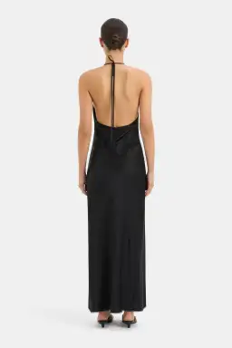 Sir the Label Aries Halter Gown Black Size 1 / AU 8 for rent on The Volte - image 3