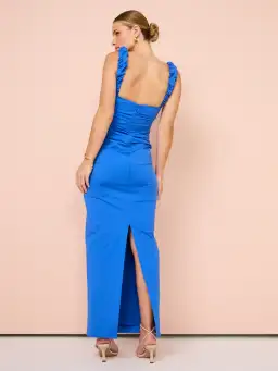 Sir the Label Azul Balconette Gown in Cobalt Blue Size 10 for rent on The Volte - image 4